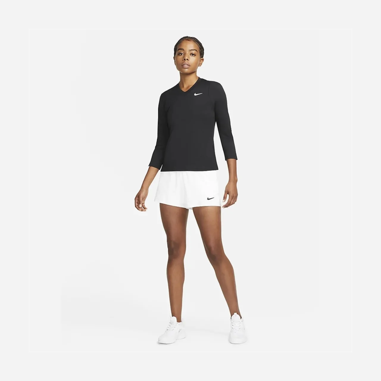 Nike Court Victory Flex Shorts White/Black