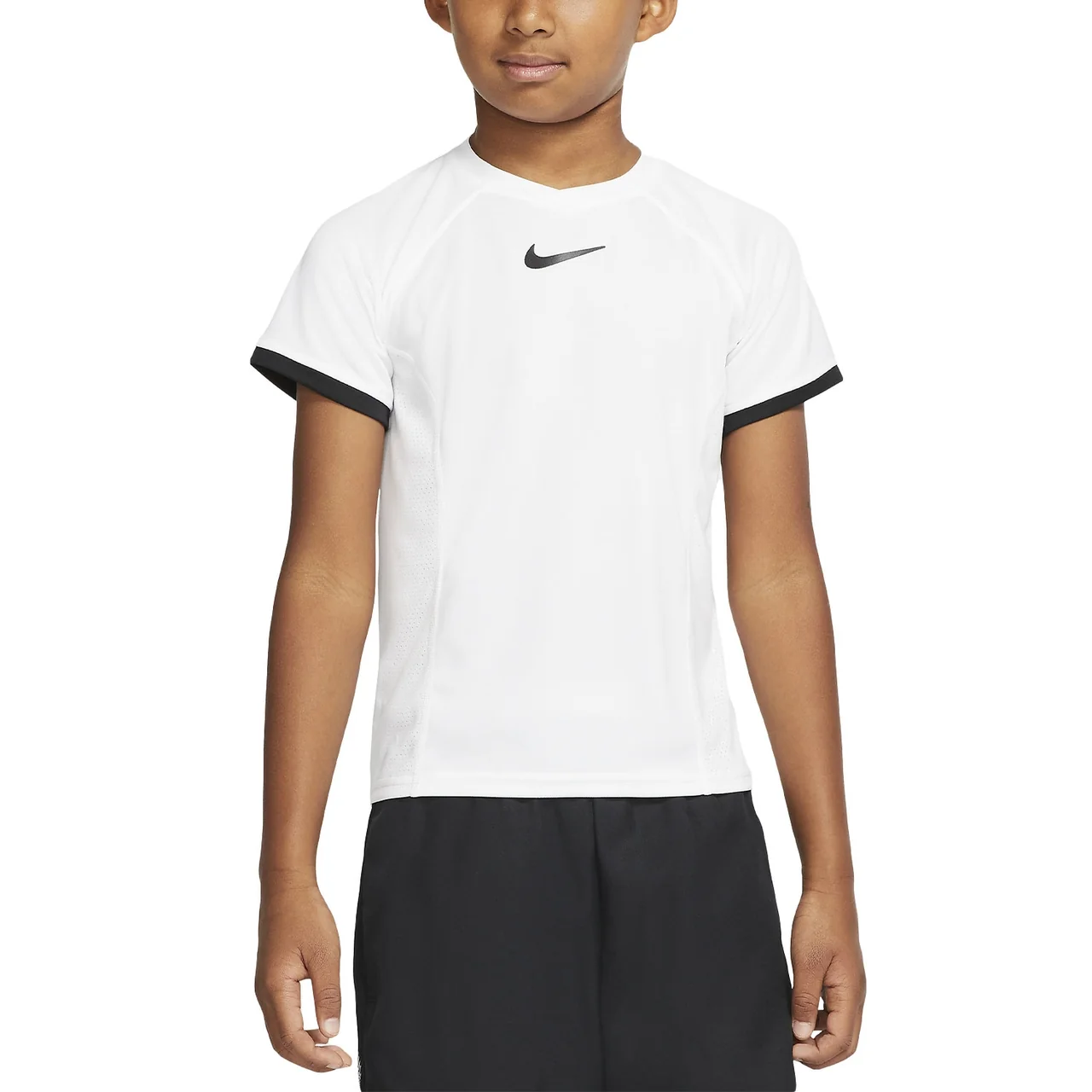 Nike Court Dri-Fit Tee Boy White