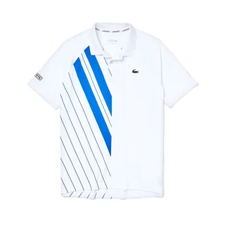 Lacoste Men's SPORT x Novak Djokovic Print Stretch Jersey Polo Shirt